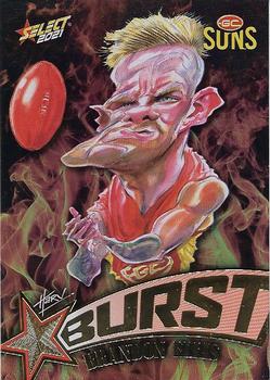 2021 Select AFL Footy Stars - Starburst Caricatures Fire #SP34 Brandon Ellis Front